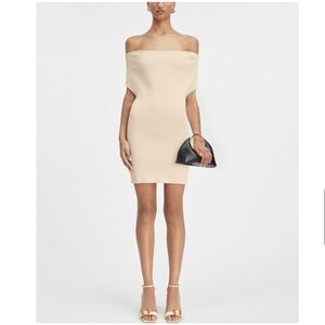 NWT Jacquemus Cubista Off-Shoulder Dress sz 40